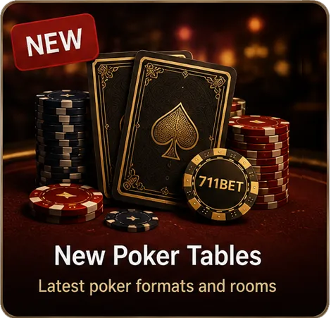 New Poker Tables